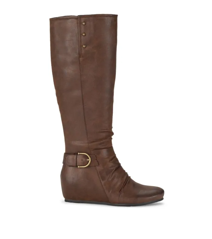 Women Scarlett Tall Boot Brush Brown Baretraps Knee High Boots