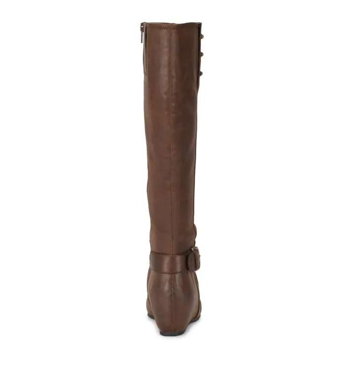 Women Scarlett Tall Boot Brush Brown Baretraps Knee High Boots