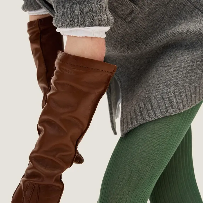 Women Scarves And Socks Miu Miu Cotton Tights Ivy Green Women Scarves And Socks Miu Miu Cotton Tights Ivy Green