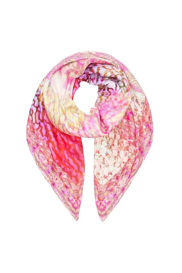 Women Scarves Camilla Large Square Scarf Serpentine Dreams