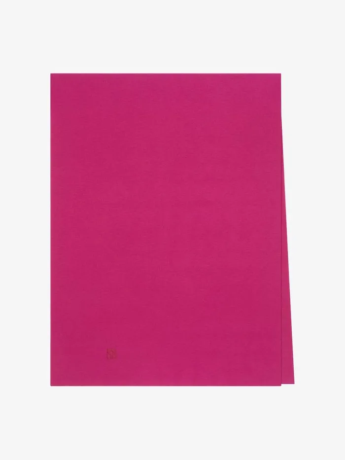 Women Scarves Givenchy GIVENCHY 4G Scarf In Wool Cyclamen Women Scarves Givenchy GIVENCHY 4G Scarf In Wool Cyclamen