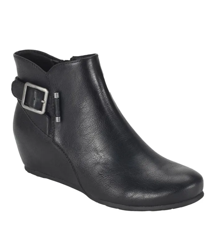 Women Serena Wedge Bootie Black Baretraps Booties