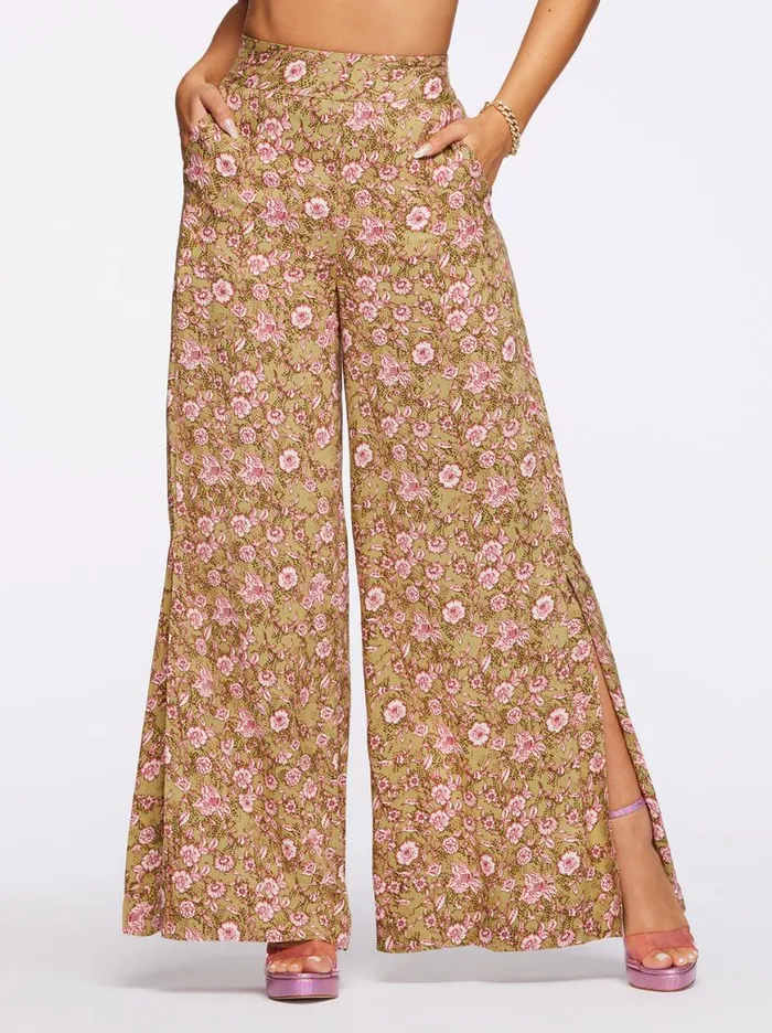 Women Shaye Pant In Boa Botanical Dots Jessica Simpson Bottoms