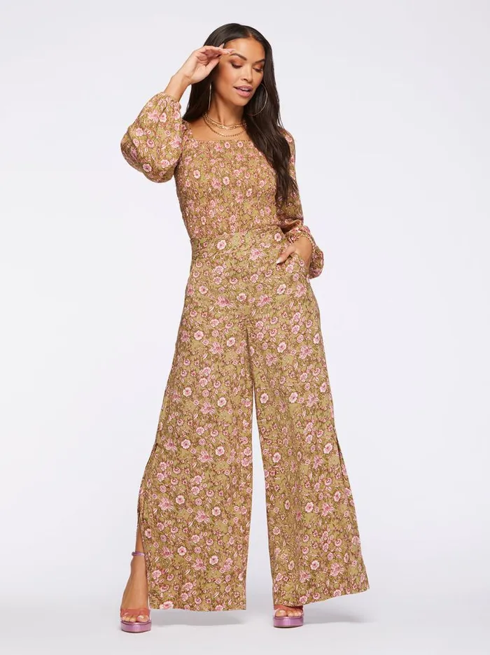 Women Shaye Pant In Boa Botanical Dots Jessica Simpson Bottoms