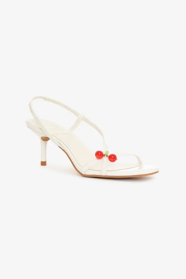 Women Shoes For Love and Lemons Cerise Heel White Women Shoes For Love and Lemons Cerise Heel White