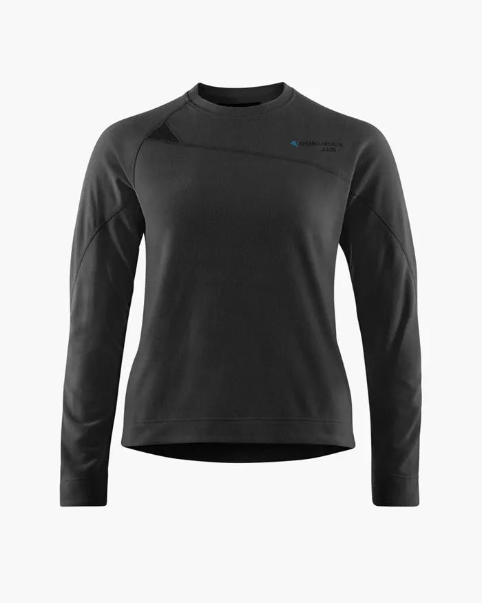 Women Sigyn Crew Sweater Raven Klttermusen Fleeces and Sweaters