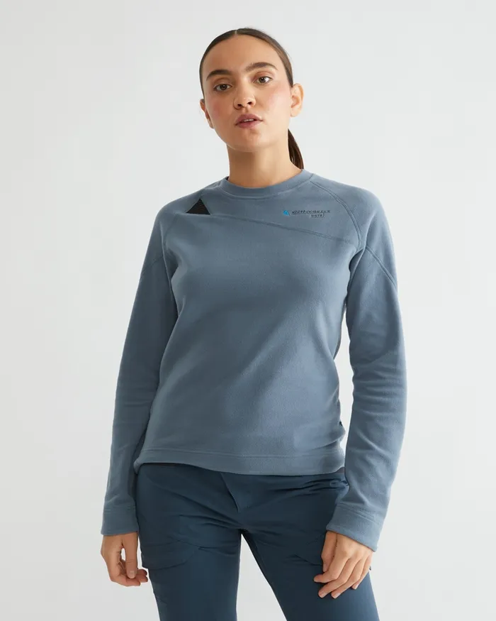 Women Sigyn Crew Sweater Raven Klttermusen Fleeces and Sweaters