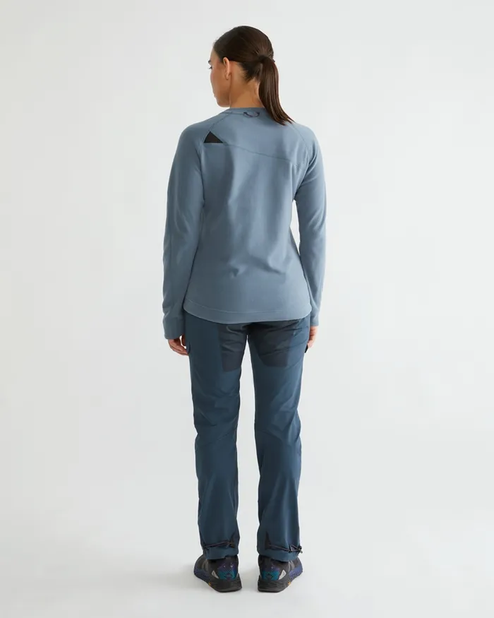 Women Sigyn Crew Sweater Raven Klttermusen Fleeces and Sweaters