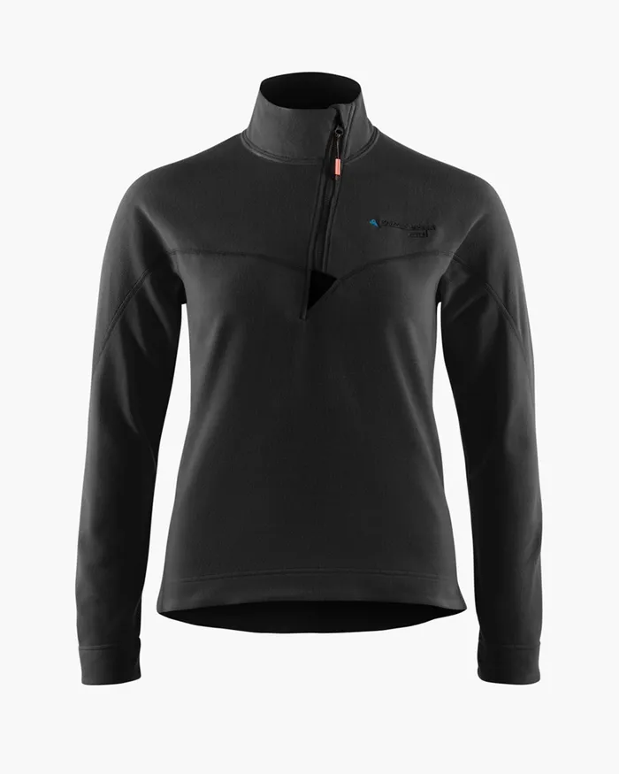 Women Sigyn Half Zip Sweater Raven Klttermusen Fleeces and Sweaters