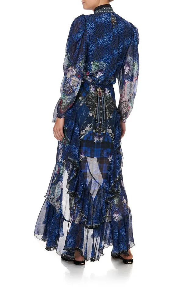 Women Skirts Camilla Maxi Skirt With Double Frill Camden Moon