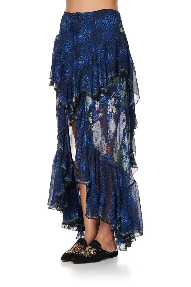 Women Skirts Camilla Maxi Skirt With Double Frill Camden Moon