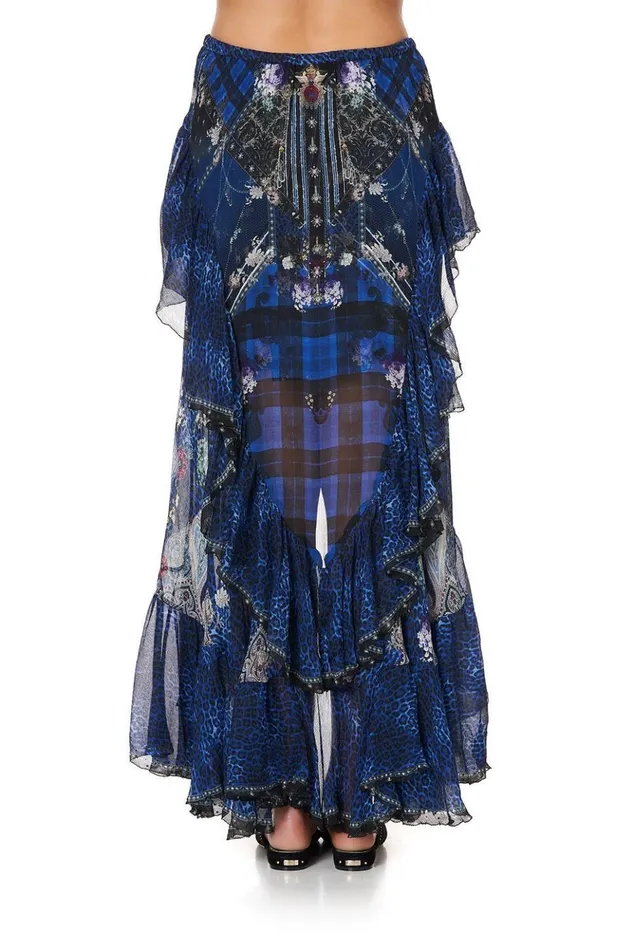 Women Skirts Camilla Maxi Skirt With Double Frill Camden Moon