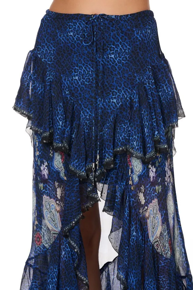 Women Skirts Camilla Maxi Skirt With Double Frill Camden Moon
