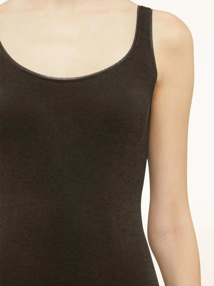 Women Sleeveless Bodies Wolford Jamaika Thong Body Umber