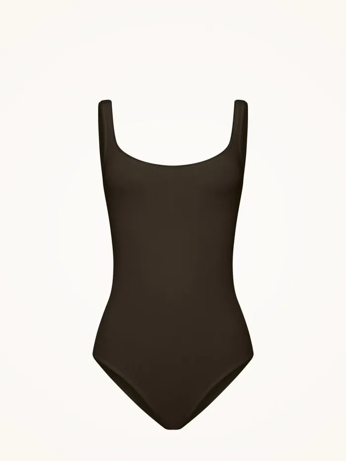 Women Sleeveless Bodies Wolford Jamaika Thong Body Umber