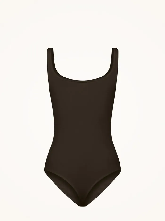 Women Sleeveless Bodies Wolford Jamaika Thong Body Umber