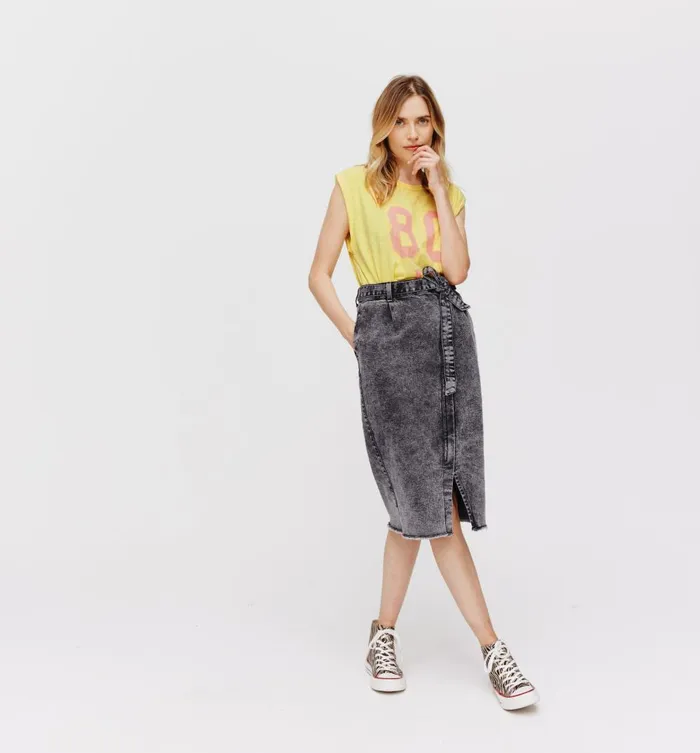 Women Sleeveless Vest Top 8211 Lemon Green Prints Promod Tops Women Sleeveless Vest Top 8211 Lemon Green Prints Promod Tops