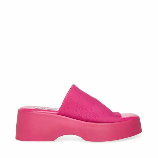Women SLINKY30 HOT PINK Hot Pink Steve Madden Sandals
