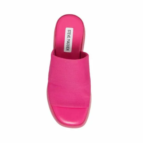 Women SLINKY30 HOT PINK Hot Pink Steve Madden Sandals Women SLINKY30 HOT PINK Hot Pink Steve Madden Sandals