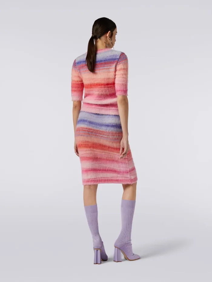 Women Slub Mohair Jumper Pink Missoni Knitwear Women Slub Mohair Jumper Pink Missoni Knitwear