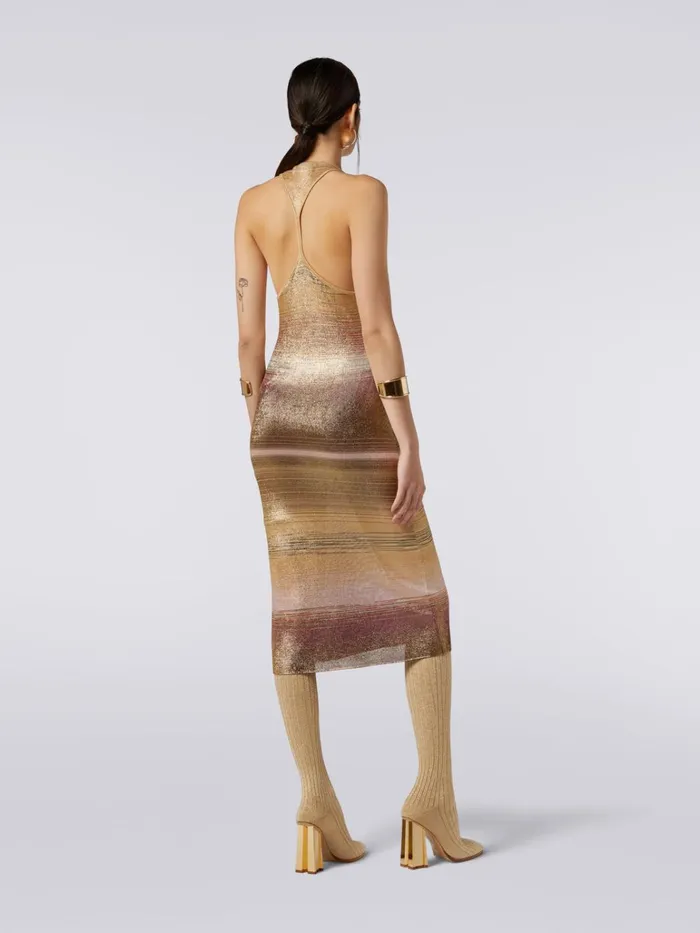 Women Slub Viscose Dress Multicoloured Missoni Dresses Women Slub Viscose Dress Multicoloured Missoni Dresses