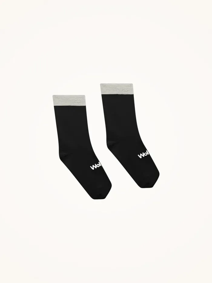 Women Socks and KneeHighs Wolford Reflective Socks Blackash