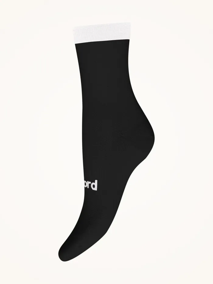 Women Socks and KneeHighs Wolford Reflective Socks Whiteblack
