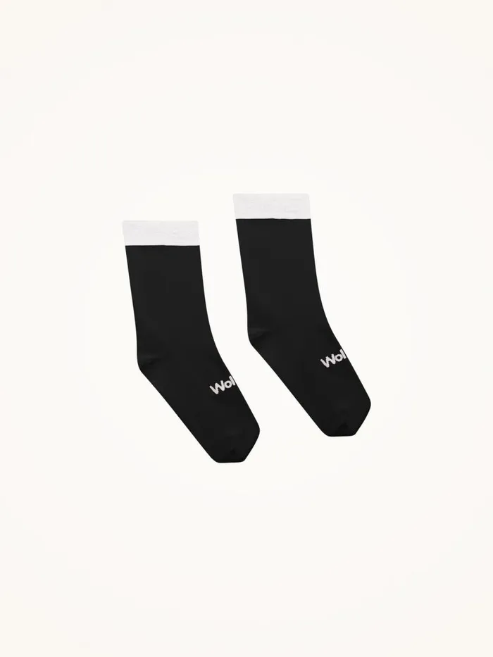 Women Socks and KneeHighs Wolford Reflective Socks Whiteblack