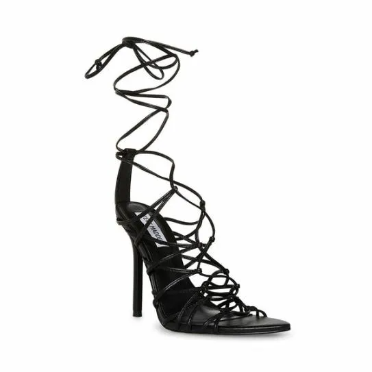 Women SONYAH BLACK Black Steve Madden Heels Women SONYAH BLACK Black Steve Madden Heels