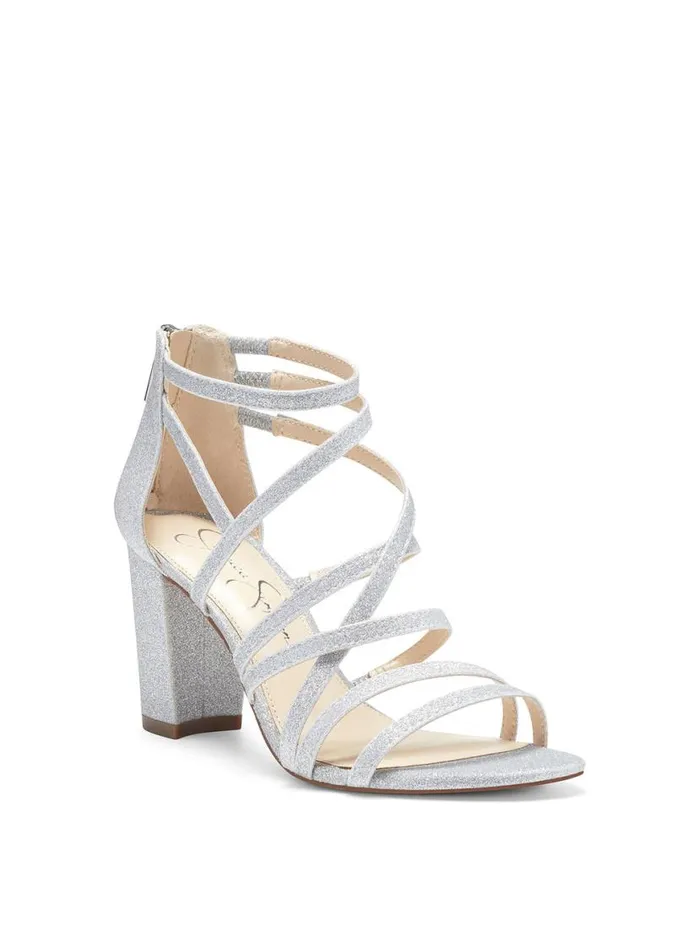 Women Stassey Sandal In Silver Jessica Simpson Sandals