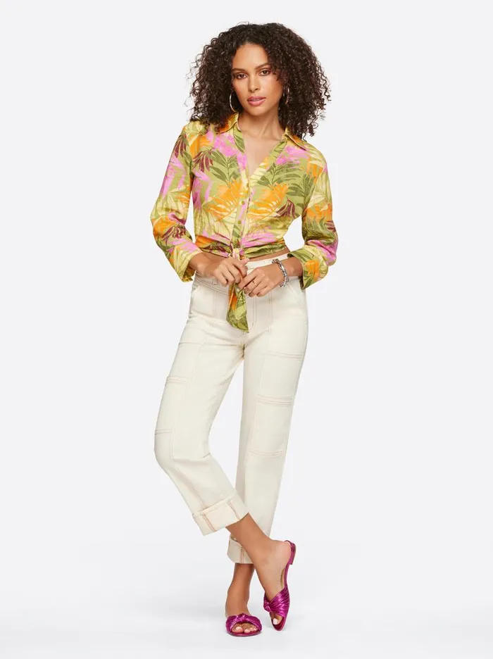Women Straight Cargo Ankle In Ecru Jessica Simpson Bottoms