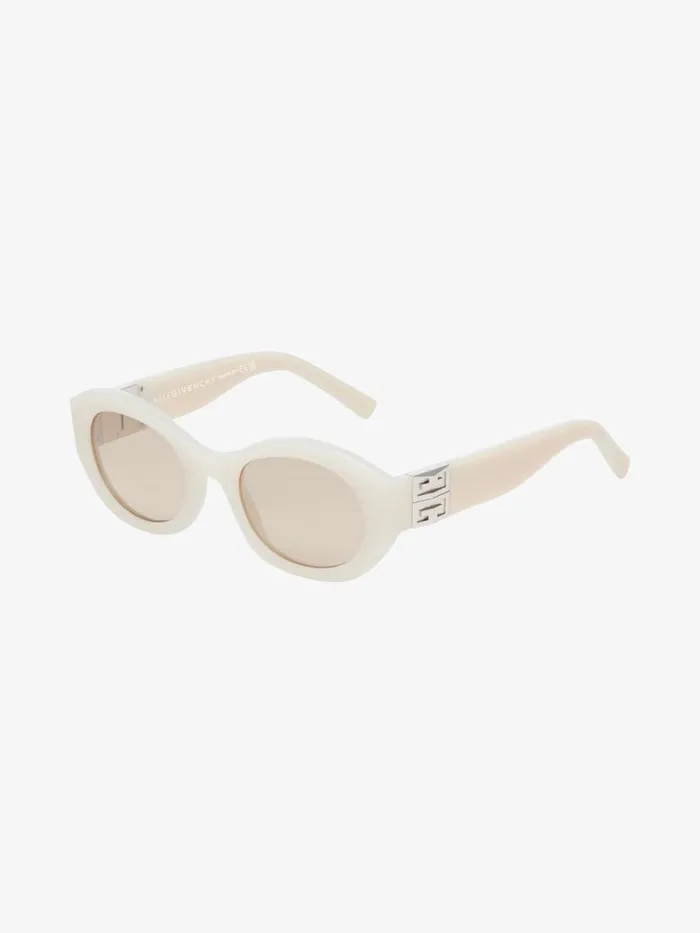 Women Sunglasses Givenchy 4G Sunglasses In Acetate Cream