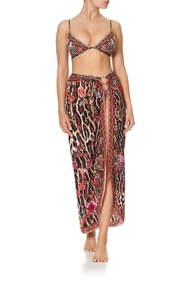 Women Swim Accessories Camilla Ring Trim Long Sarong Liv A Little