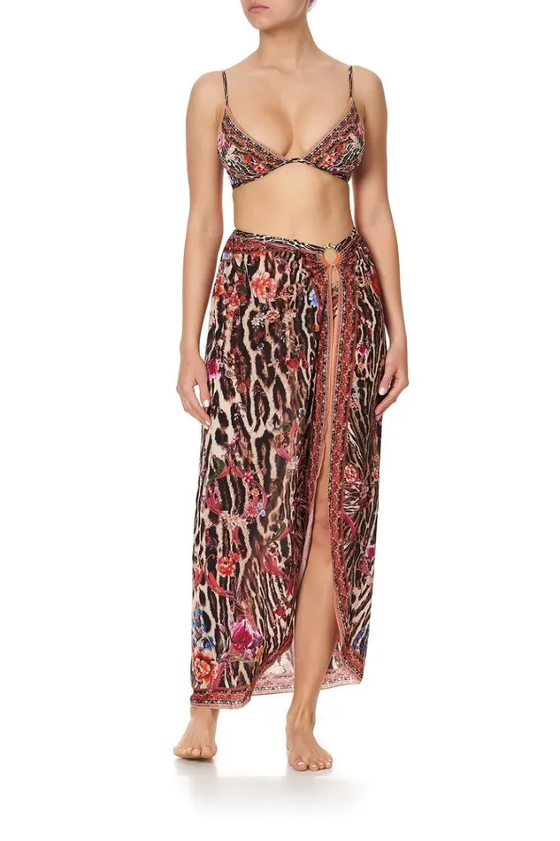 Women Swim Accessories Camilla Ring Trim Long Sarong Liv A Little