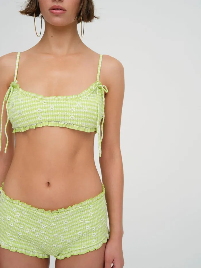 Women Swim For Love and Lemons Henry Bikini Top Green Women Swim For Love and Lemons Henry Bikini Top Green