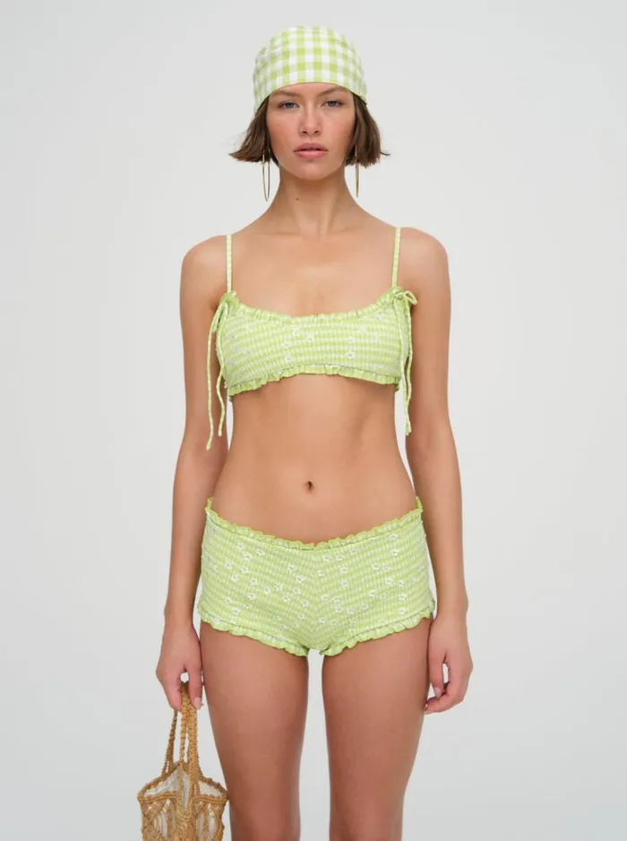 Women Swim For Love and Lemons Henry Bikini Top Green Women Swim For Love and Lemons Henry Bikini Top Green