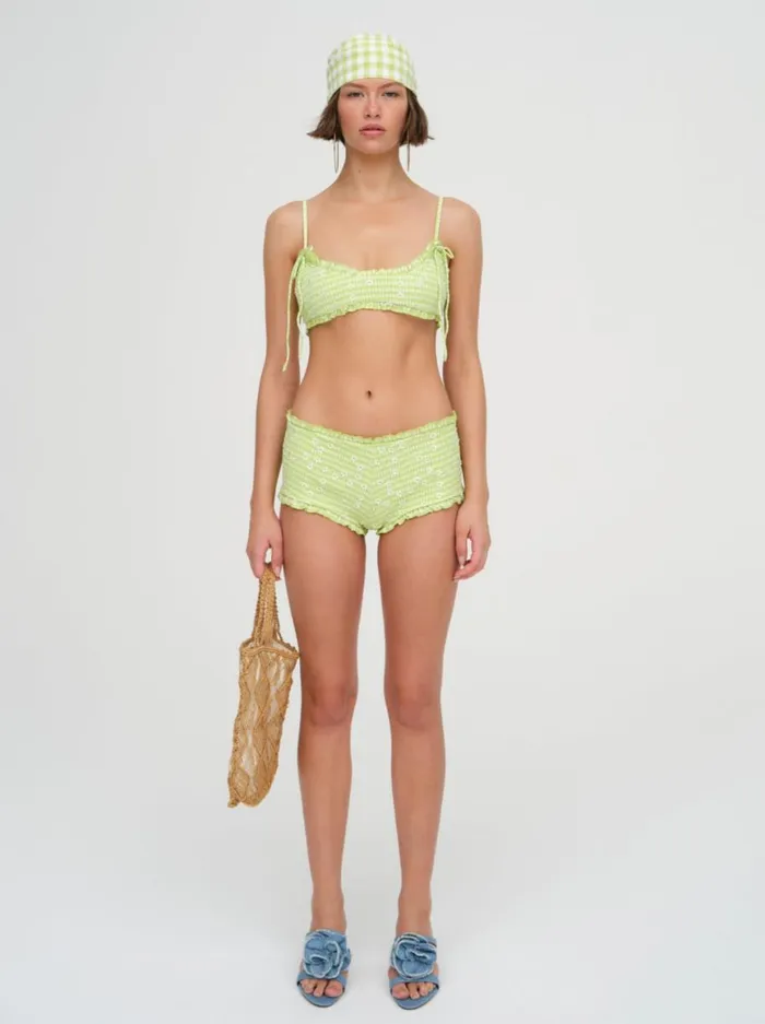 Women Swim For Love and Lemons Henry Bikini Top Green Women Swim For Love and Lemons Henry Bikini Top Green