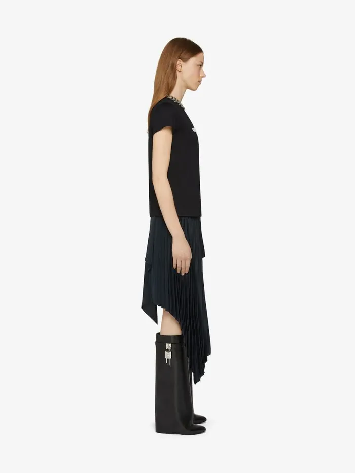 Women TShirts Givenchy GIVENCHY 4G Tshirt In Cotton Black