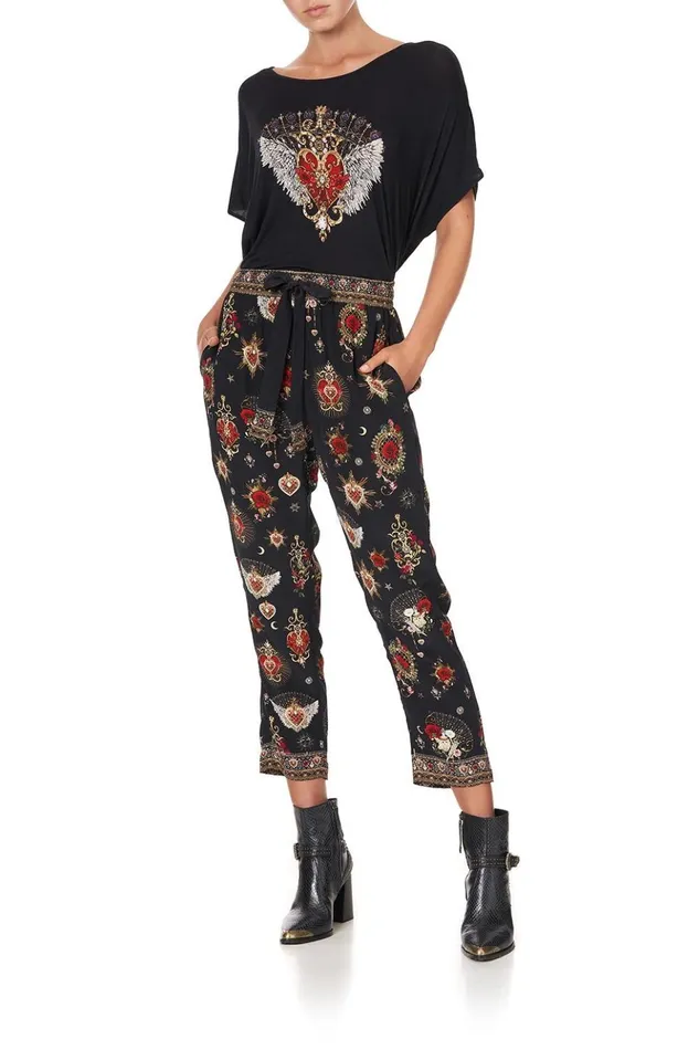 Women Tees Camilla Loose Fit Round Neck Tee Montagues Capulet