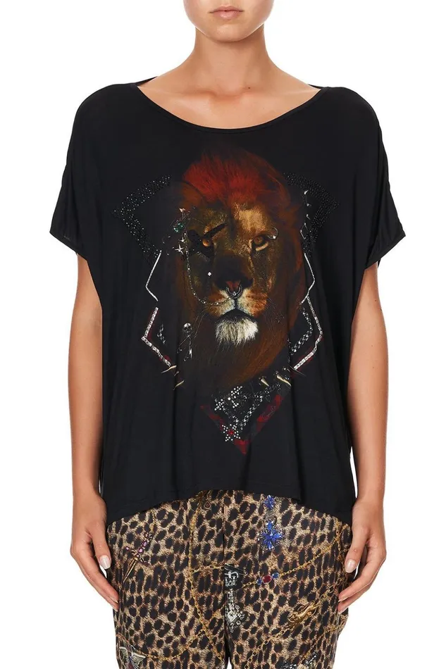 Women Tees Camilla Loose Fit Round Neck Tee Poetic Anarchy