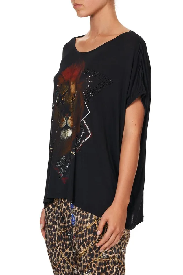Women Tees Camilla Loose Fit Round Neck Tee Poetic Anarchy