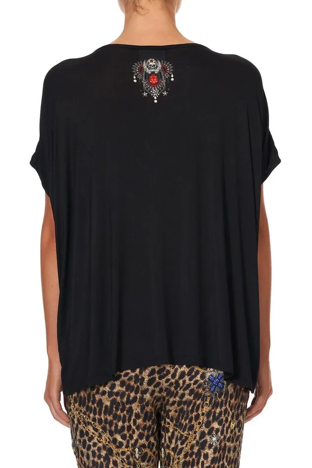 Women Tees Camilla Loose Fit Round Neck Tee Poetic Anarchy