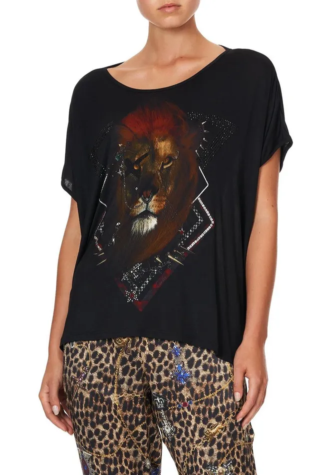 Women Tees Camilla Loose Fit Round Neck Tee Poetic Anarchy