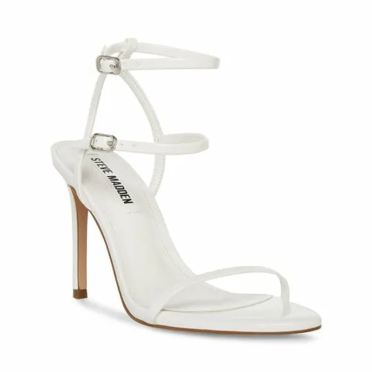 Women THERESA WHITE PATENT White Patent Steve Madden Heels Women THERESA WHITE PATENT White Patent Steve Madden Heels