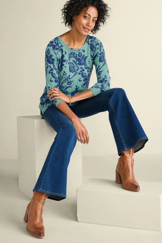 Women Tiana Sweater Tunic Willow Herb Soft Surroundings Tops Women Tiana Sweater Tunic Willow Herb Soft Surroundings Tops