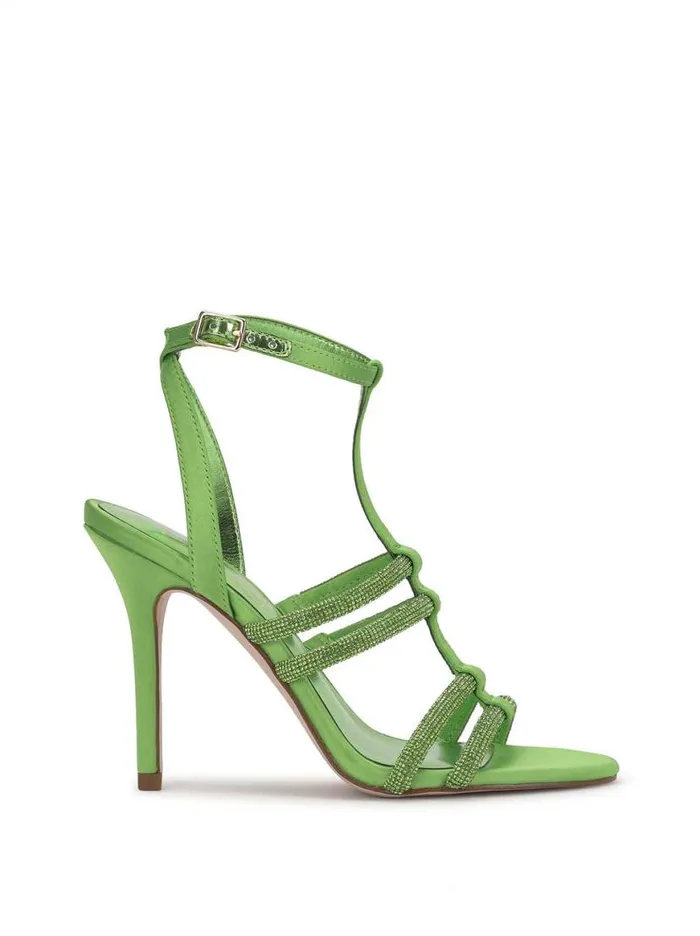 Women Tiannah TStrap High Heel In Green Jessica Simpson Sandals