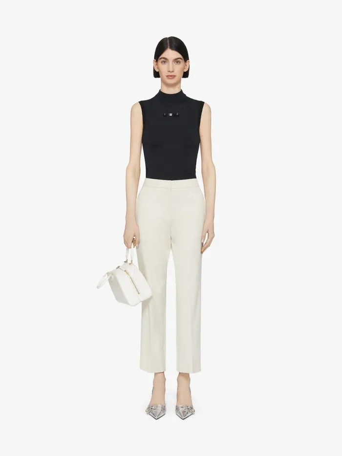 Women Tops and Shirts Givenchy Sweater In Wool With 4G Bow Detail Black