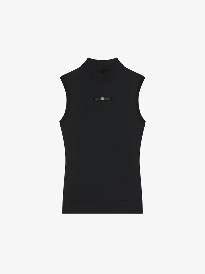 Women Tops and Shirts Givenchy Sweater In Wool With 4G Bow Detail Black
