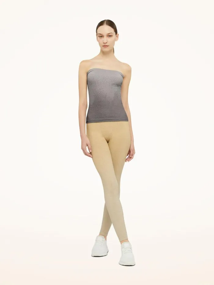 Women Tops and Tshirts Wolford Fading Shine Top Sleeveless Titanium Shine