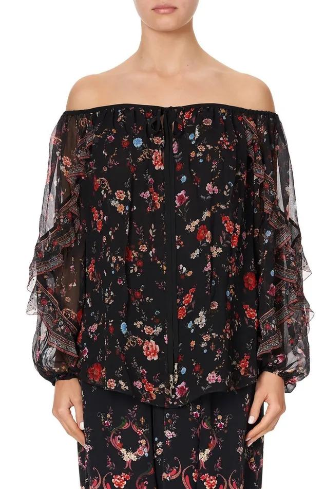Women Tops Camilla Blouson Drop Shoulder Blouse A Girl Like You